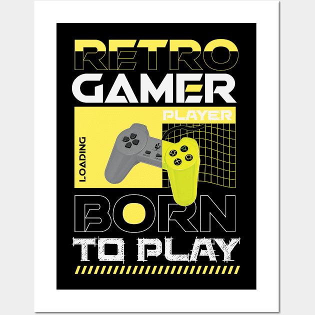 Retro Gamer #4 Wall Art by RadioaktivShop